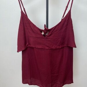 Roxy Deep Red Camisole Top